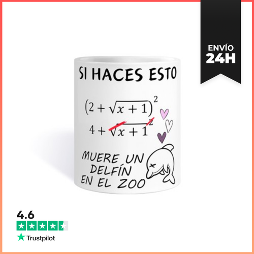 Taza HUMOR MATEMATICAS DELFIN - Error Matemá LaTostadora - latostadora.com - Modalova