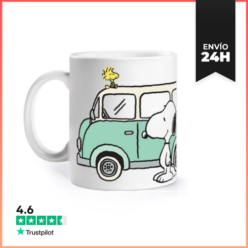 Taza Snoopy Camper Van LaTostadora - latostadora.com - Modalova