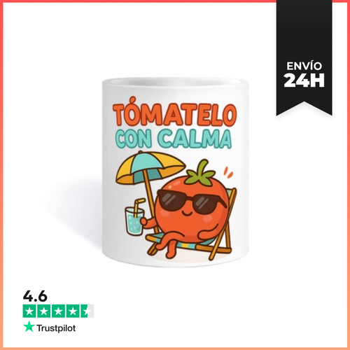 Taza TOMATE CON CALMA LaTostadora - latostadora.com - Modalova