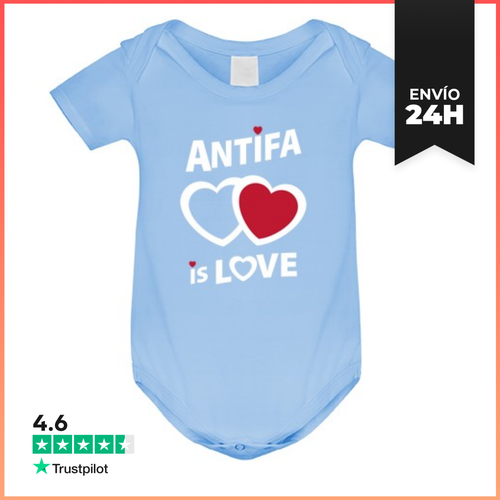 Body Bebé Antifa Es Amor LaTostadora - latostadora.com - Modalova