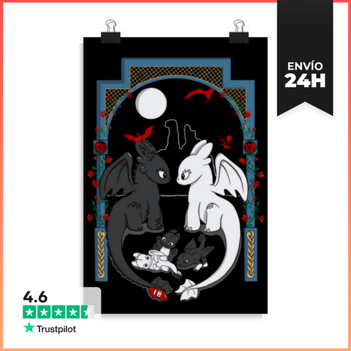 Póster Vertical Tothless Family LaTostadora - latostadora.com - Modalova