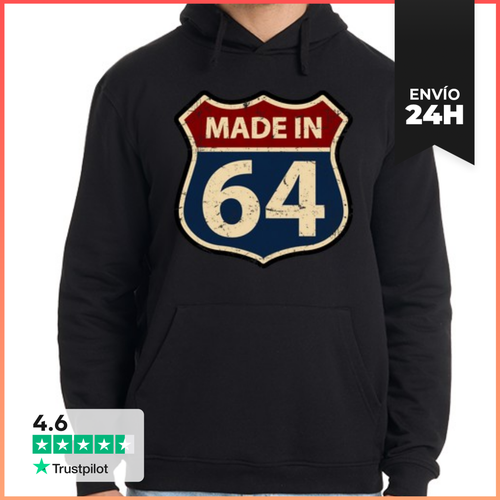 Sudadera Unisex Con Capucha Made In 64 LaTostadora - latostadora.com - Modalova