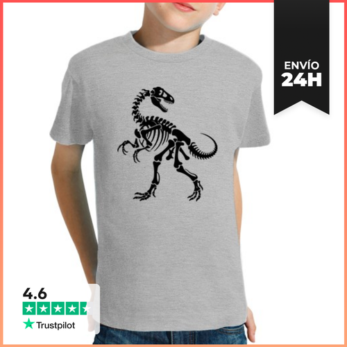 Camiseta Clásica Para Niños Esqueleto De Dinosaurio LaTostadora - latostadora.com - Modalova