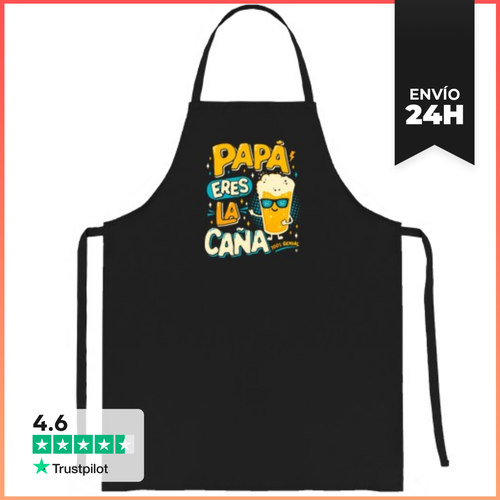 Delantal Papá Eres La Caña Regalos Baratos Dia Del Padre - latostadora.com - Modalova