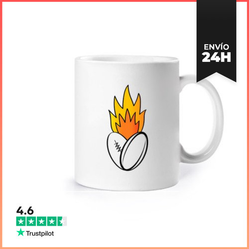 Taza Corazón Rugby LaTostadora - latostadora.com - Modalova
