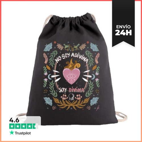 Mochila Saco Con Cuerdas No Soy Adivina, Soy Divina LaTostadora - latostadora.com - Modalova