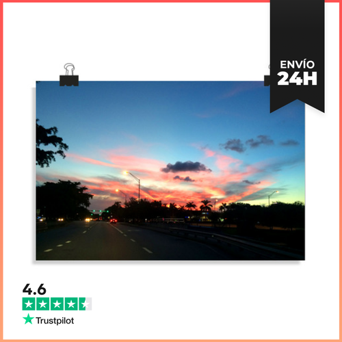 Póster Horizontal Multicolor Sky LaTostadora - latostadora.com - Modalova