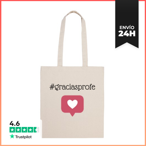 Bolsa De Tela Gracias Profe LaTostadora - latostadora.com - Modalova