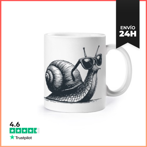 Taza CARACOL CON GAFAS DE SOL LaTostadora - latostadora.com - Modalova