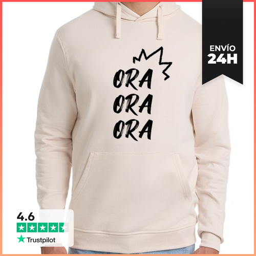 Sudadera Unisex Con Capucha Ora Ora Ora - Anime Manga Jojo - latostadora.com - Modalova