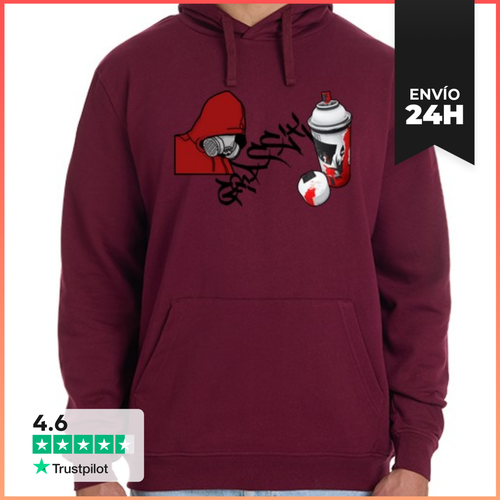 Sudadera Unisex Con Capucha Graffiti LaTostadora - latostadora.com - Modalova