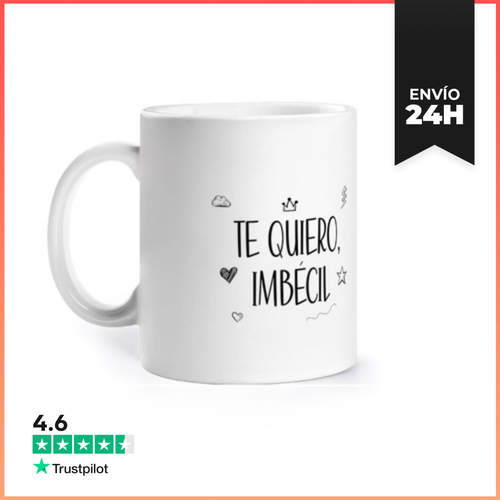 Taza Te Quiero Imbécil - Taza Dúo LaTostadora - latostadora.com - Modalova