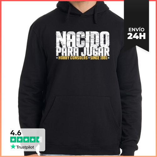 Sudadera Unisex Con Capucha Nacido Para Jugar. Sudadera Con - latostadora.com - Modalova
