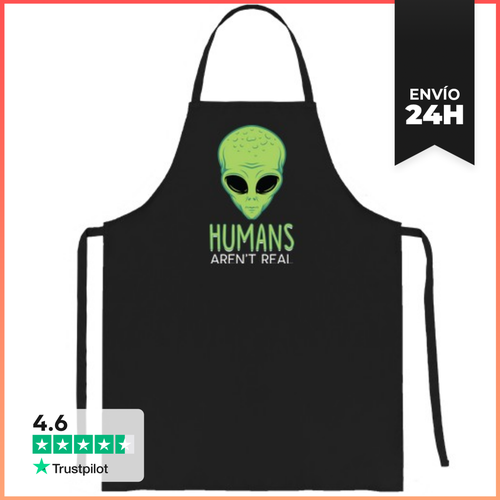 Delantal Extraterrestre Ironía Humor Sarcasmo Risa Librero - latostadora.com - Modalova