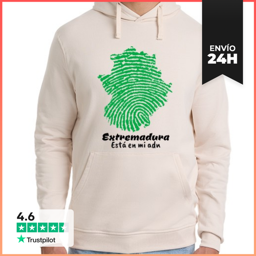 Sudadera Unisex Con Capucha Extremadura - Está En Mi ADN - latostadora.com - Modalova