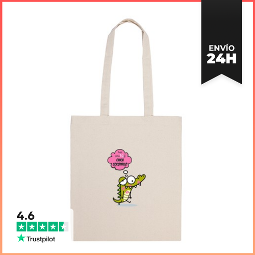 Bolsa De Tela Chica Cocodrilo LaTostadora - latostadora.com - Modalova