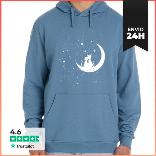 Sudadera Unisex Con Capucha Dulce Con Capucha De Mujer, Gatos A - latostadora.com - Modalova