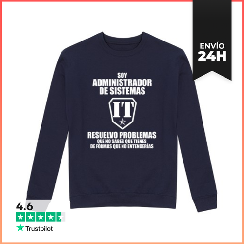 Sudadera Unisex SOY ADMINISTRADOR DE SISTEMAS LaTostadora - latostadora.com - Modalova