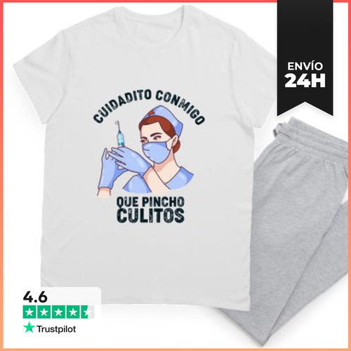 Pijama Cuidadito Que Pincho Culitos Enfermera LaTostadora - latostadora.com - Modalova