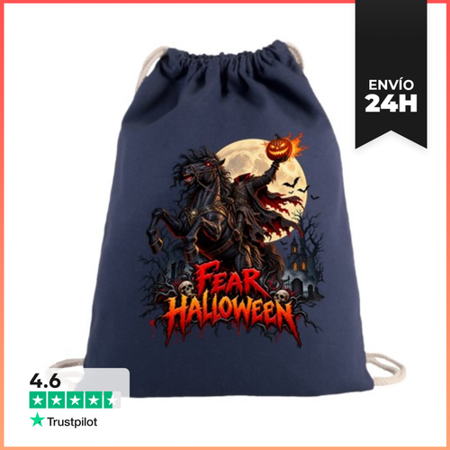 Mochila Saco Con Cuerdas Caballero Sin Cabeza Halloween - latostadora.com - Modalova