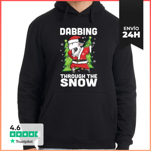 Sudadera Unisex Con Capucha Mascota Cabra Dab Navidad LaTostadora - latostadora.com - Modalova