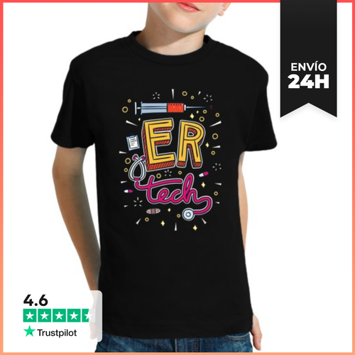 Camiseta Clásica Para Niños Tecnólogo De Sala De Emergencias ER - latostadora.com - Modalova