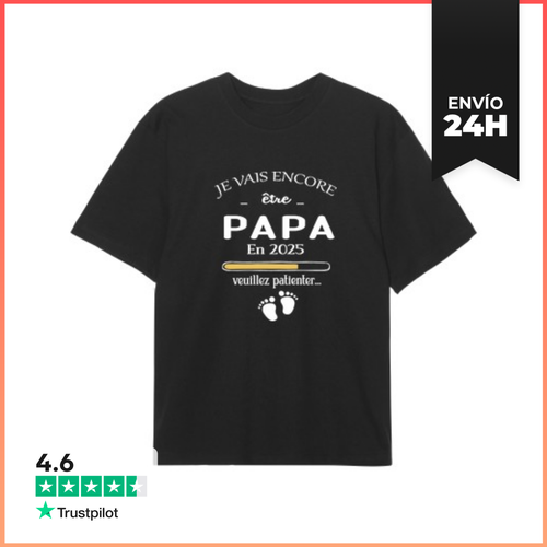 Camiseta Oversize Anuncio De Embarazo De Papá 2025 Camise - latostadora.com - Modalova