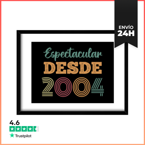 Cuadro Con Marco Horizontal ESPECTACULAR DESDE 2004 LaTostadora - latostadora.com - Modalova