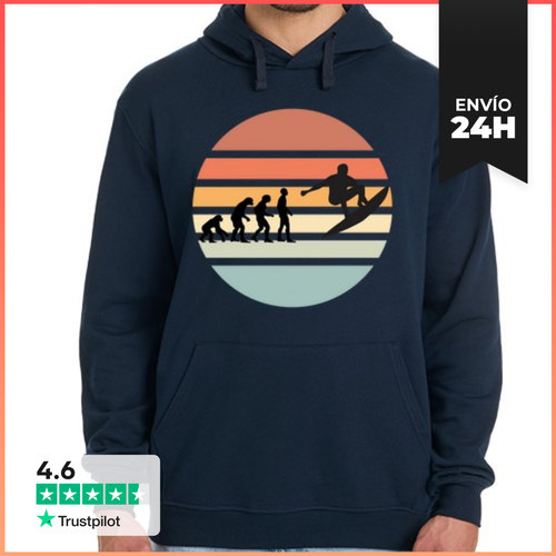 Sudadera Unisex Con Capucha Evolution Surfing Hoodie Hombre - latostadora.com - Modalova