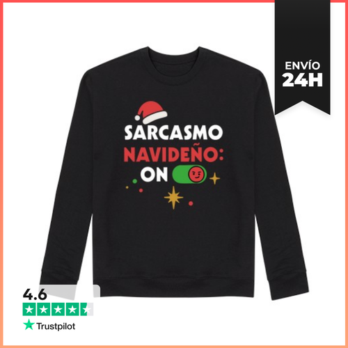 Sudadera Unisex SARCASMO NAVIDEÑO LaTostadora - latostadora.com - Modalova