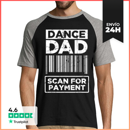 Camiseta Hombre, Estilo Béisbol Papá Bailarín Desgastado Escanear - latostadora.com - Modalova