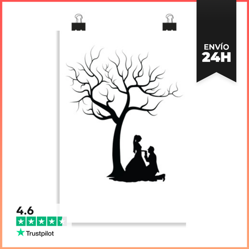 Póster Vertical Lienzo De Libro De Visitas De Huellas D - latostadora.com - Modalova
