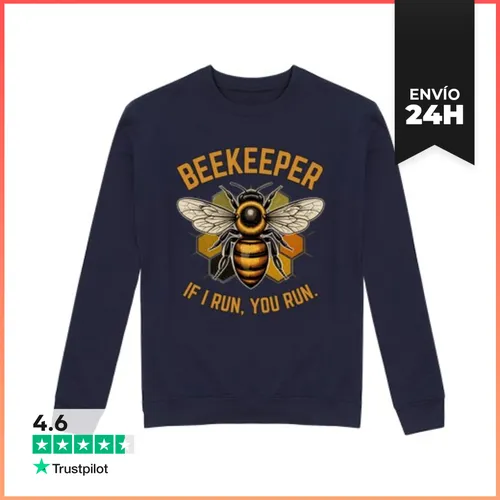 Sudadera Unisex Beekeeper If I Run You Run Funny Beekeeping - latostadora.com - Modalova