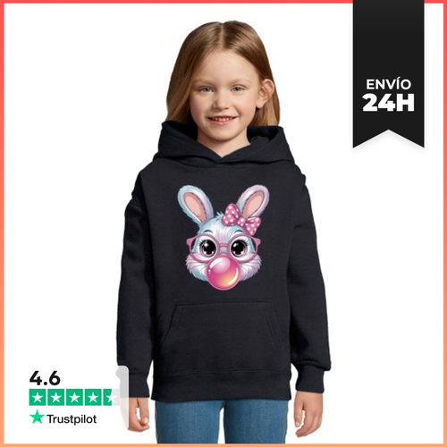 Sudadera Para Niños Con Capucha Conejito Divertido LaTostadora - latostadora.com - Modalova