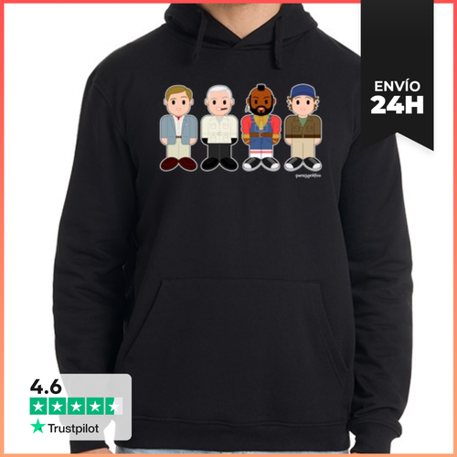 Sudadera Unisex Con Capucha Hannibal, Faceman, B.A. & Murdoch - latostadora.com - Modalova