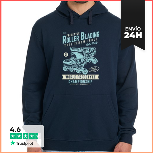 Sudadera Unisex Con Capucha Roller Blading LaTostadora - latostadora.com - Modalova