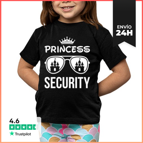 Camiseta Clásica Para Niños Princess Security Seguridad De - latostadora.com - Modalova