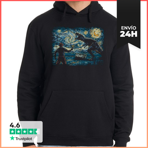 Sudadera Unisex Con Capucha Jurassic Night LaTostadora - latostadora.com - Modalova
