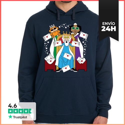 Sudadera Unisex Con Capucha TRES REYES MAGOS LaTostadora - latostadora.com - Modalova