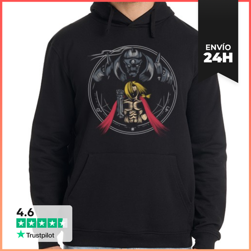 Sudadera Unisex Con Capucha Elric Brothers LaTostadora - latostadora.com - Modalova