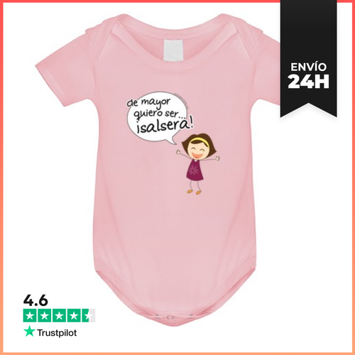 Body Bebé Body Bebe De Mayor Quiero Ser Salsera, Chica - latostadora.com - Modalova