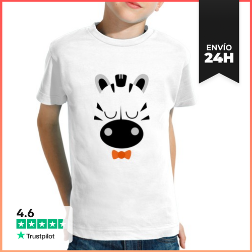 Camiseta Clásica Para Niños Cebra Chico LaTostadora - latostadora.com - Modalova