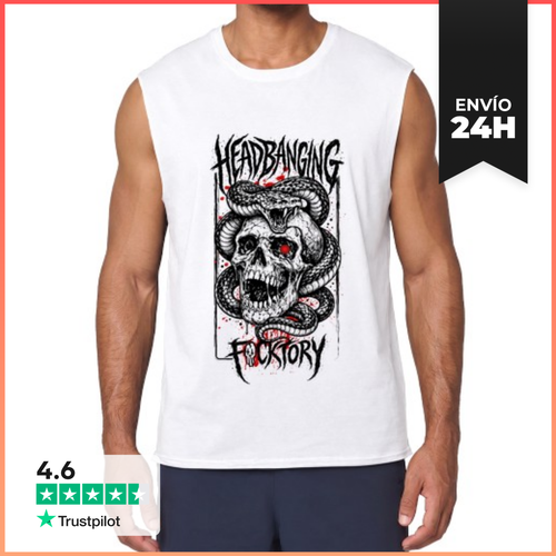Camiseta Sin Mangas Craneo Calavera LaTostadora - latostadora.com - Modalova