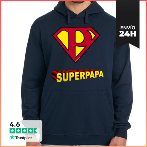 Sudadera Unisex Con Capucha SuperPapa LaTostadora - latostadora.com - Modalova