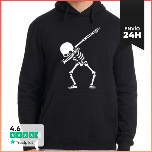 Sudadera Unisex Con Capucha Dabbing Skeleton LaTostadora - latostadora.com - Modalova