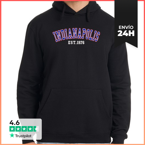 Sudadera Unisex Con Capucha Indianápolis Est 1976 LaTostadora - latostadora.com - Modalova