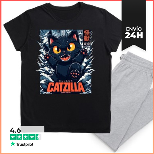 Pijama Kaiju Catzilla En Japón Tokio LaTostadora - latostadora.com - Modalova