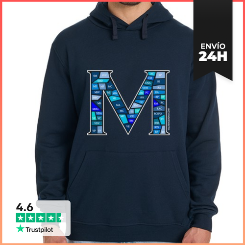 Sudadera Unisex Con Capucha Letanias Blue LaTostadora - latostadora.com - Modalova