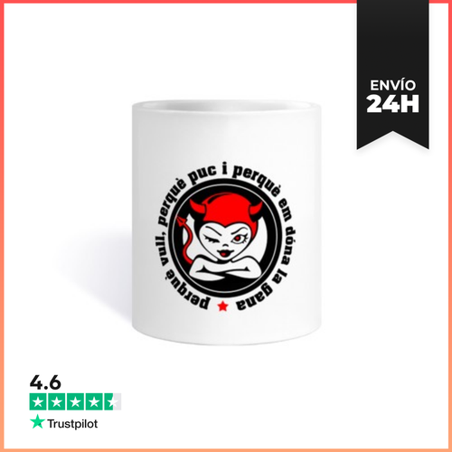 Taza PERQUÈ VULL PERQUÈ PUC I PERQUE EM DONA LA GANA LaTostadora - latostadora.com - Modalova