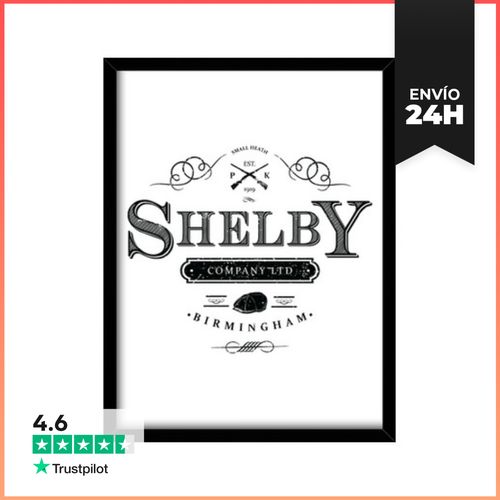 Cuadro Con Marco Vertical Sociedad Limitada Shelby LaTostadora - latostadora.com - Modalova
